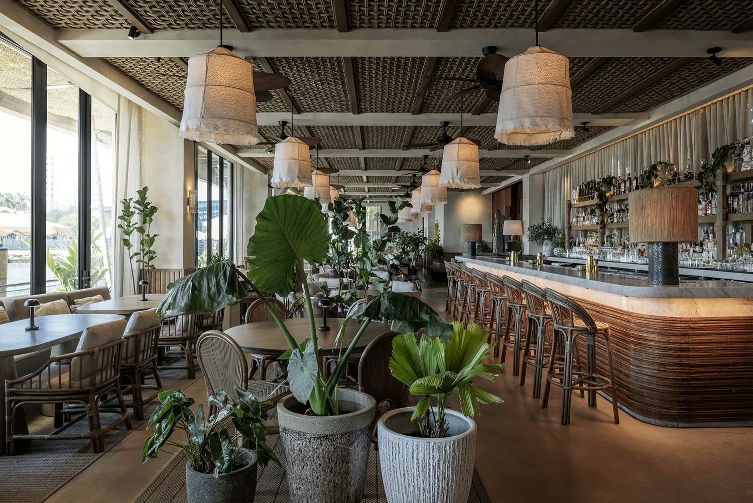 Inside Casa Neos — the main floor