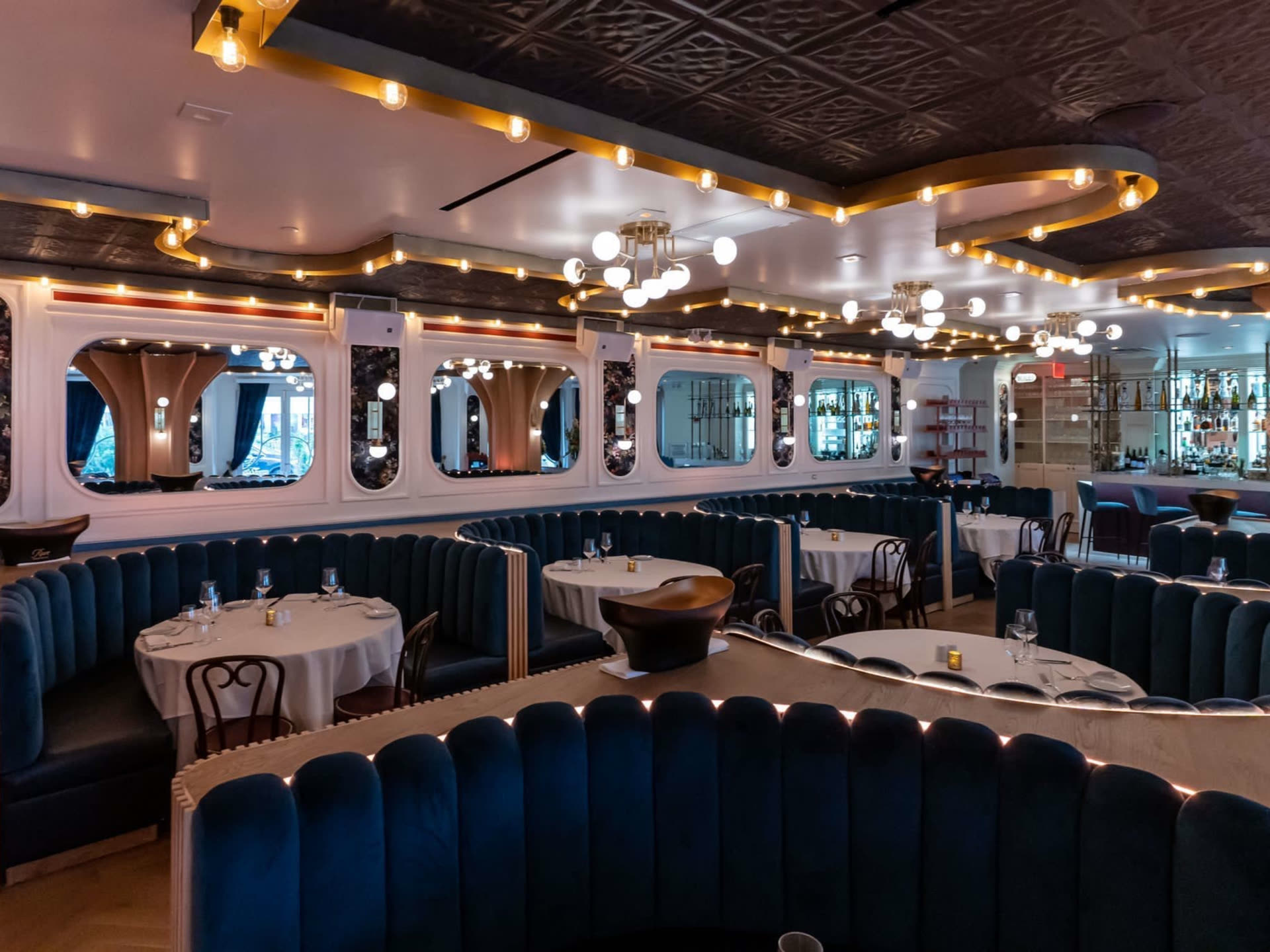 Inside Maison Close — the main floor