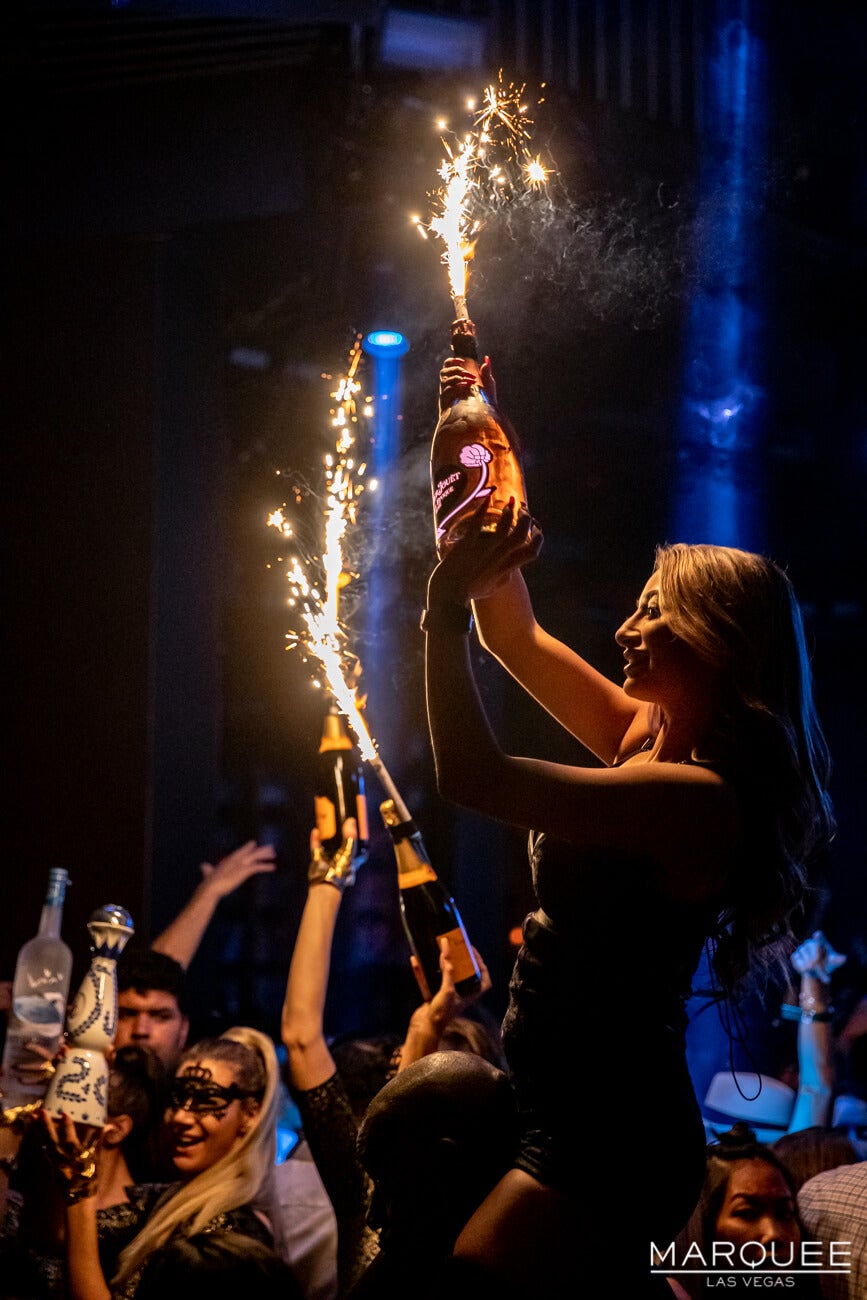 Inside Marquee Nightclub — the main floor