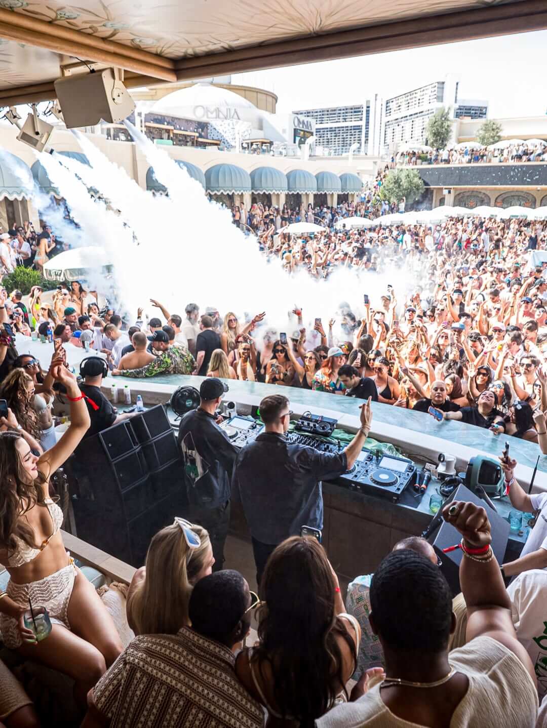 Inside OMNIA Dayclub — the main floor